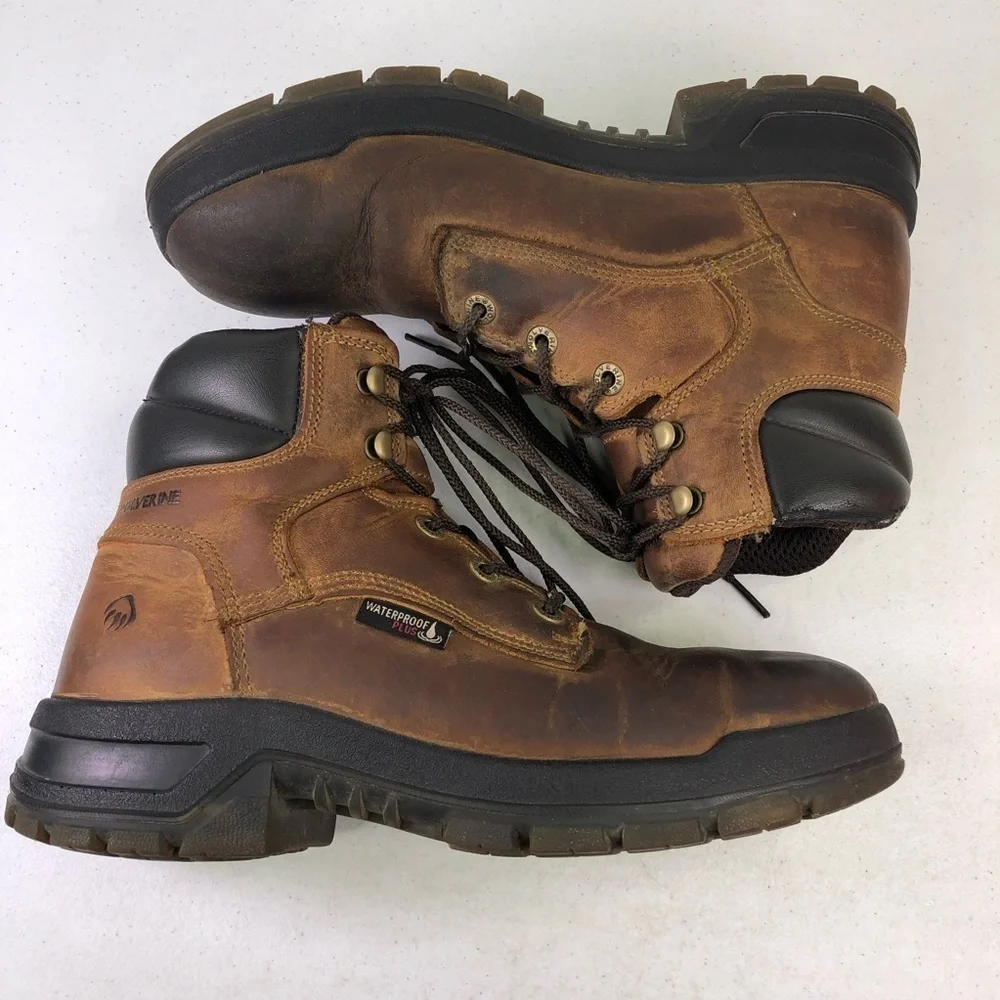 Wolverine Ramparts 6 Inch Waterproof Mens Work Boot W190019 USA Made Size 9M